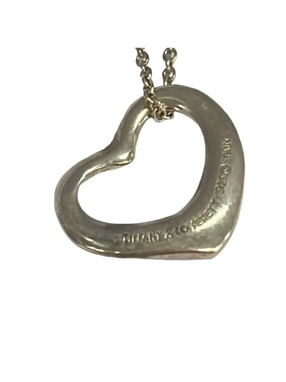 Tiffany & Co Necklace Open Silver